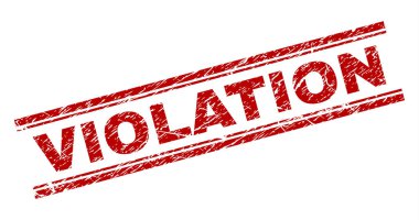 Dokulu ihlali damga mühür çizik