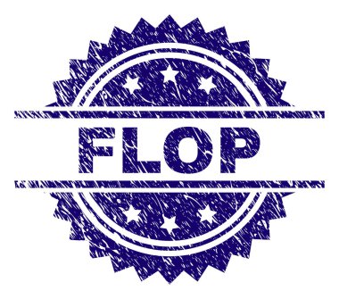 Çizik dokulu Flop damga mühür