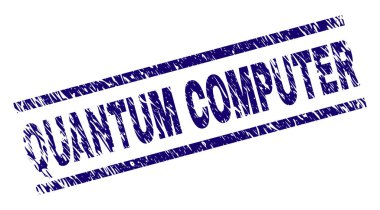 Dokulu kuantum bilgisayar damga mühür çizik