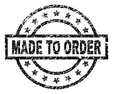 Damga mühür sipariş etmek için yapılan dokulu çizik