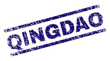 Dokulu Qingdao damga mühür çizik