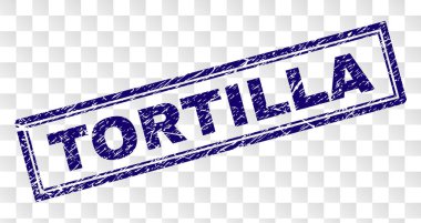 Çizik Tortilla dikdörtgen damgası