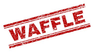 Çizik dokulu Waffle damga mühür