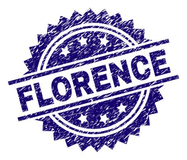 Dokulu Floransa damga mühür çizik