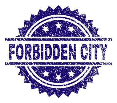 Yasak Şehir damga mühür grunge dokulu