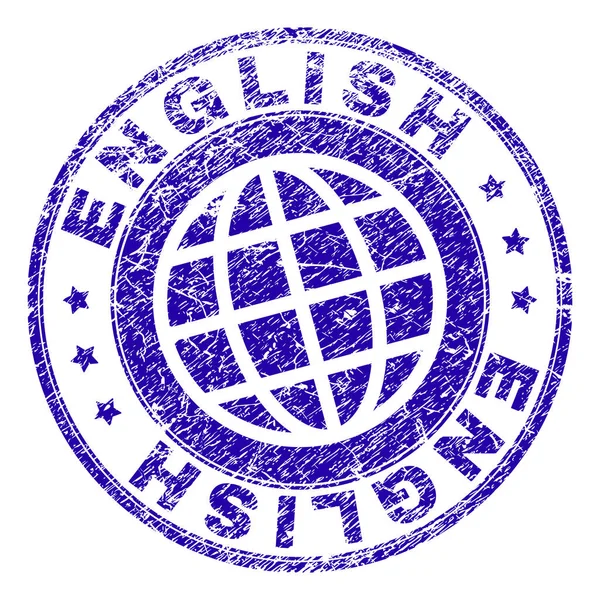 Grunge texturizado selo de selo ENGLISH — Vetor de Stock