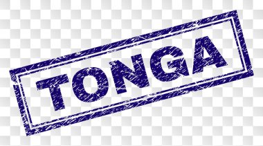 Çizik Tonga dikdörtgen damgası