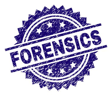 Grunge adli tıp damga mühür dokulu