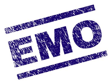 Grunge Emo damga mühür dokulu