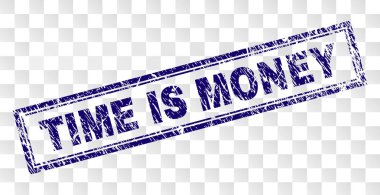 Para dikdörtgen damga çizilmiş zamanı