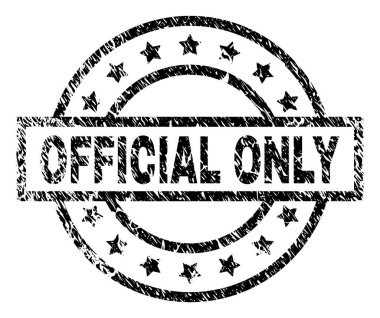 Grunge resmi tek damga mühür dokulu