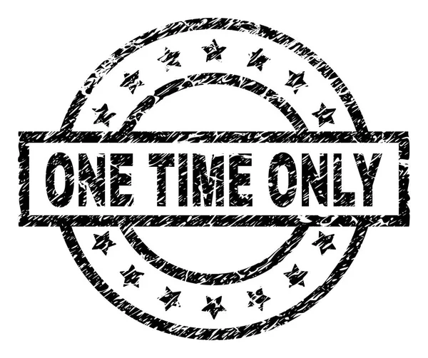 One Time Only-stamp, Stock vector
