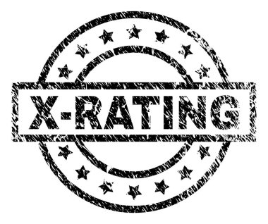 Grunge X-Rating damga mühür dokulu