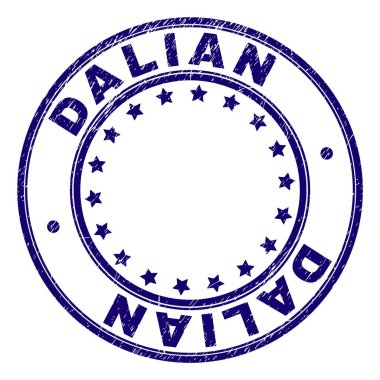 Damga mühür yuvarlak çizik dokulu Dalian