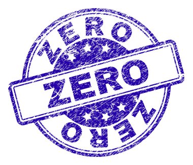 Grunge sıfır damga mühür dokulu