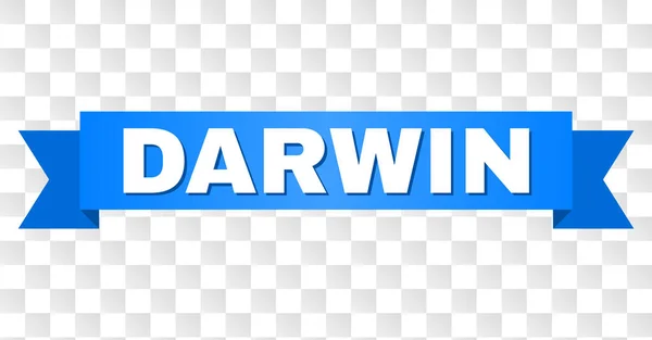 Listra azul com título DARWIN —  Vetores de Stock