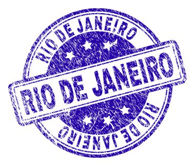 Dokulu Rio De Janeiro damga mühür çizik