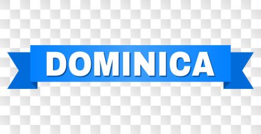 Dominika başlık ile mavi bant