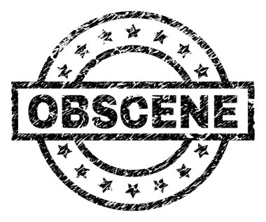 Dokulu müstehcen damga mühür çizik