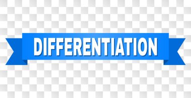 Farklılaşma metin ile mavi bant