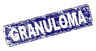 Yuvarlatılmış dikdörtgen damga çizilmiş Granuloma çerçeveli