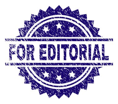 Editoryal damga mühür için dokulu grunge