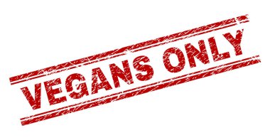 Çizik dokulu Vegans sadece mühür damgası