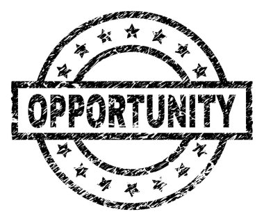 Dokulu fırsat damga mühür çizik