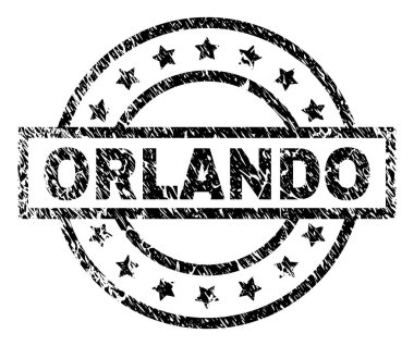 Dokulu Orlando damga mühür çizik