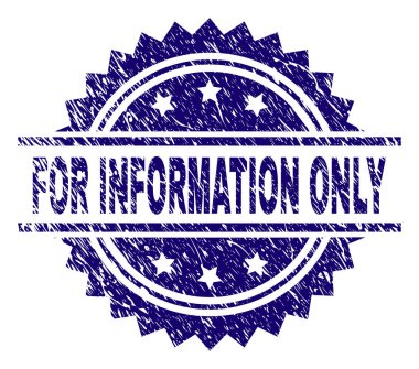 Bilgi tek damga mühür için dokulu grunge