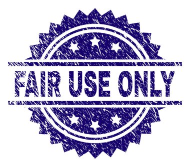 Dokulu adil kullanım tek damga mühür çizik