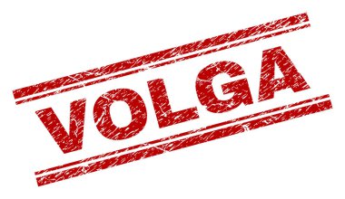 Grunge Volga damga mühür dokulu