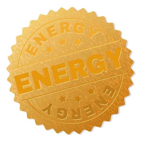 Timbre du Prix ENERGIE doré — Image vectorielle