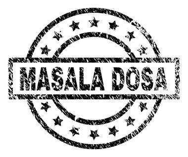 Grunge Masala Dosa damga mühür dokulu