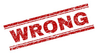 Dokulu yanlış damga mühür çizik