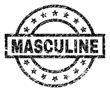 Dokulu erkeksi damga mühür çizik