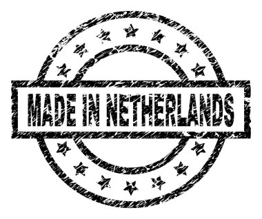 Hollanda damga mühür içinde yapılan dokulu çizik