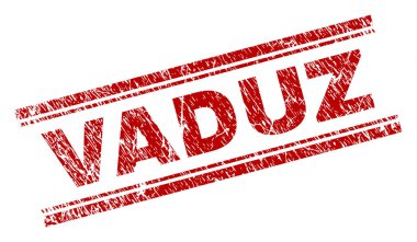 Grunge Vaduz damga mühür dokulu