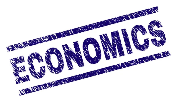 Grunge texturizado selo ECONOMICS —  Vetores de Stock