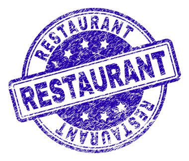 Dokulu Restoran damga mühür çizik