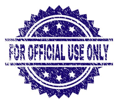 Resmi kullanım tek damga mühür için dokulu grunge