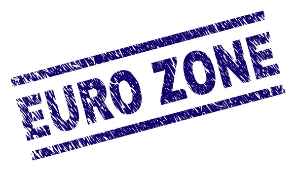 Grunge getextureerde eurozone stempel-zegel — Stockvector