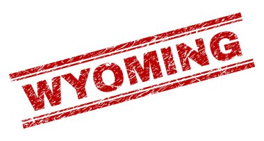 Dokulu Wyoming damga mühür çizik