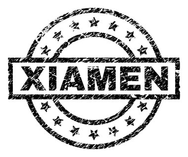 Dokulu Xiamen damga mühür çizik