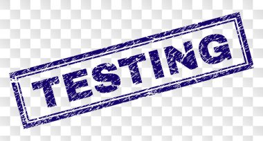 Dikdörtgen damga test çizik