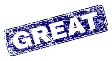 Yuvarlatılmış dikdörtgen damga çizilmiş büyük çerçeveli