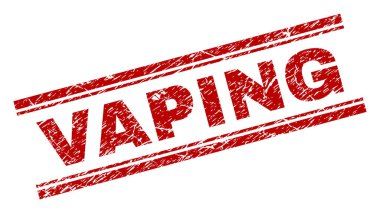 Vaping damga mühür grunge dokulu