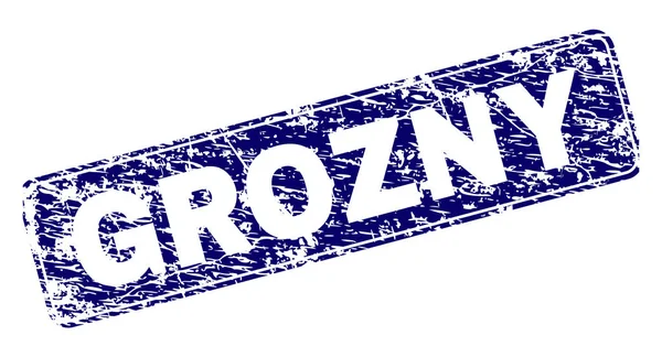 Yuvarlatılmış dikdörtgen damga çizilmiş Grozny çerçeveli