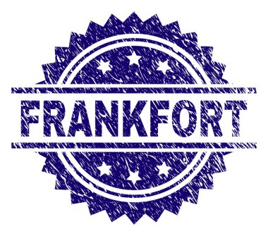 Dokulu Frankfort damga mühür çizik