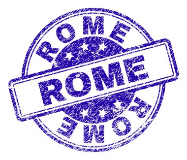 Dokulu Roma damga mühür çizik